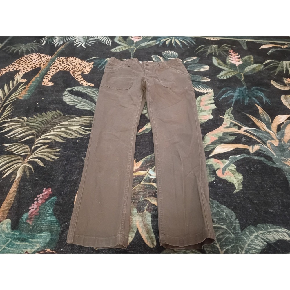 Stio Outdoor Hiking Pants Womens 8 Gray Pockets Organic Cotton